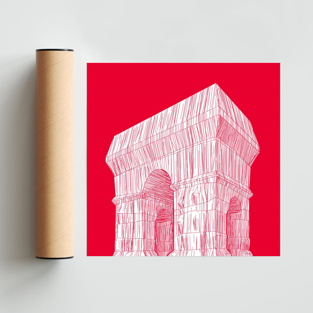 ARCO DEL TRIUNFO - Cuadrado solo print