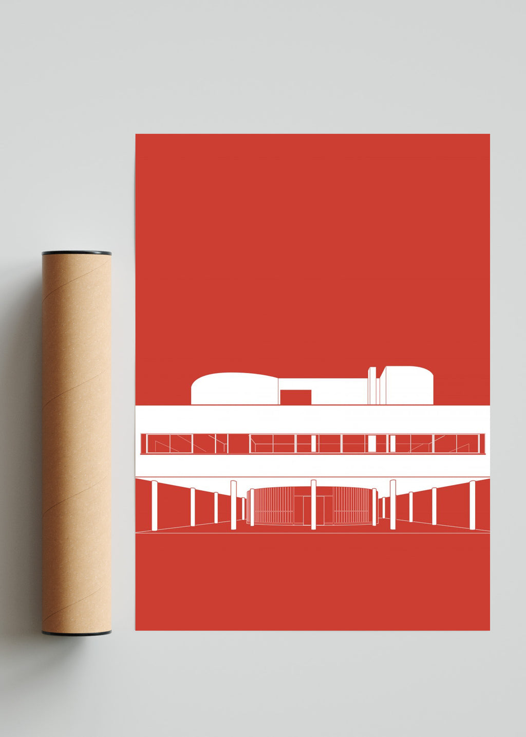 VILLA SAVOYE - Retrato solo print