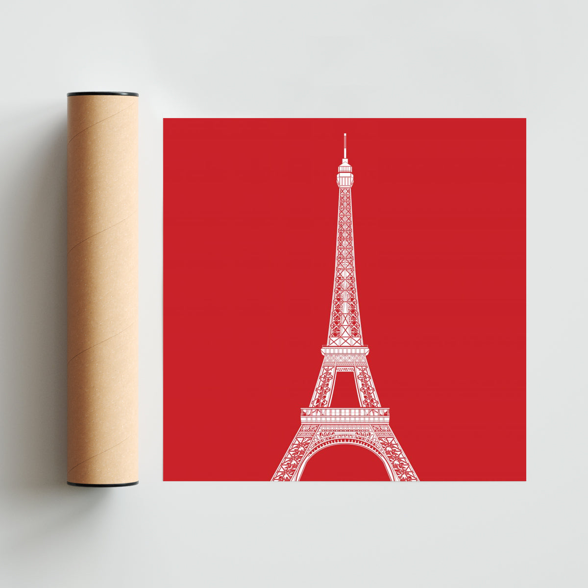 TORRE EIFFEL - Cuadrado solo print