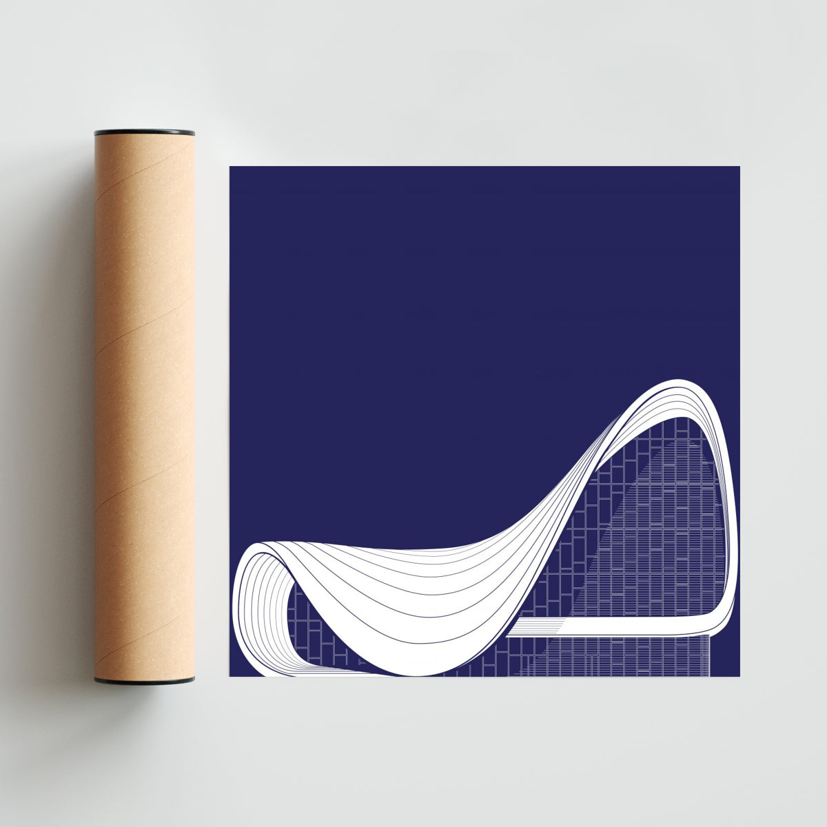 HEYDAR ALIYEV CENTRE - Cuadrado solo print