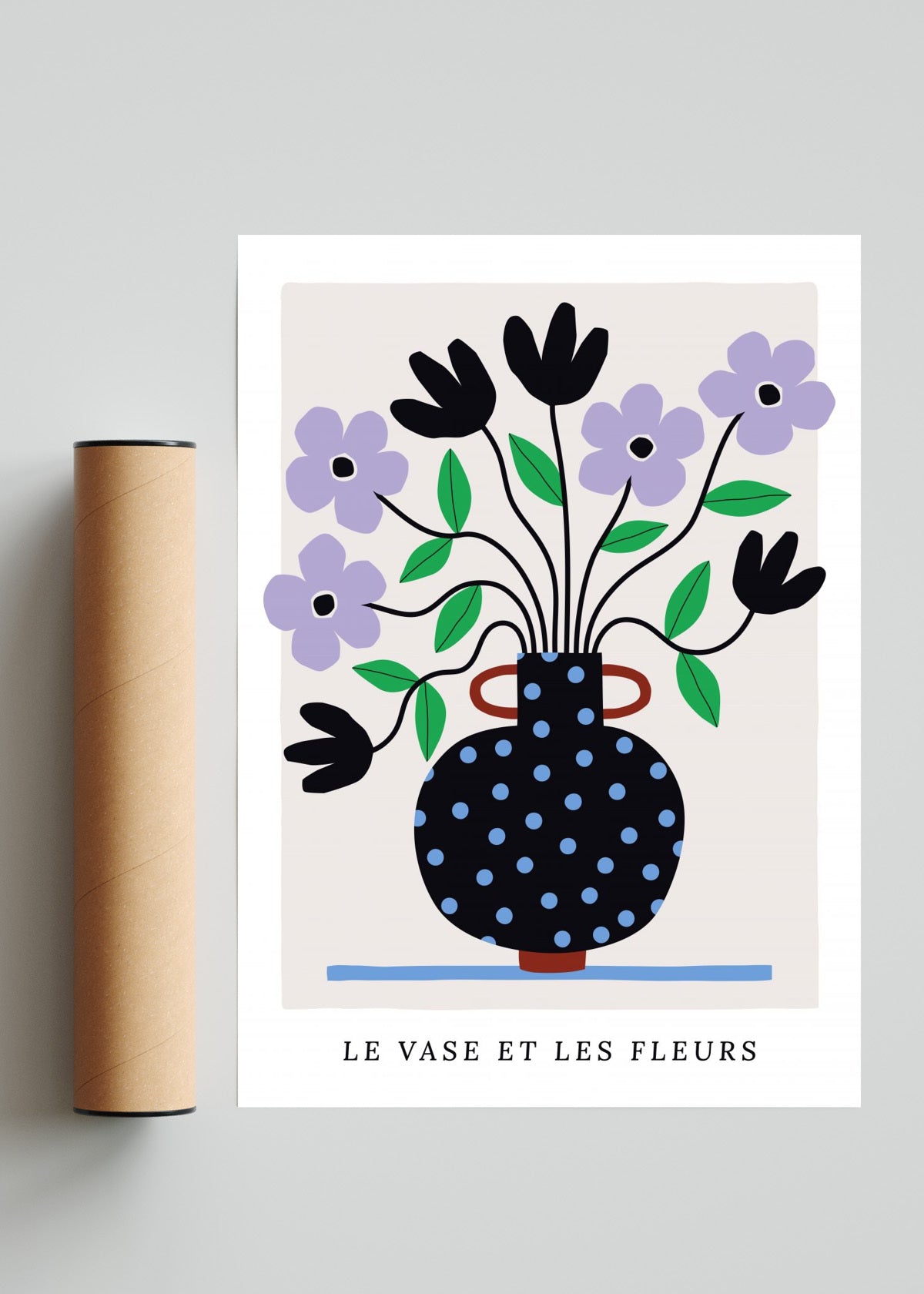 LE VASE VIOLET - Retrato solo print