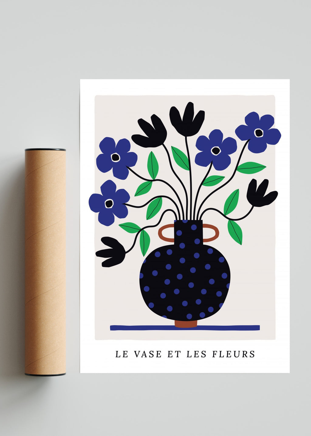 LE VASE BLEU - Retrato solo print