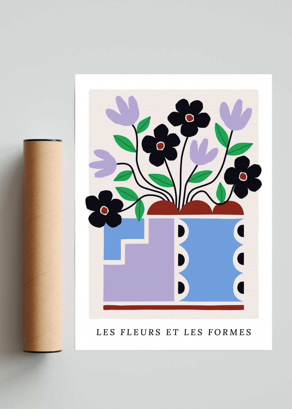 LE FORMES VIOLET - Retrato solo print