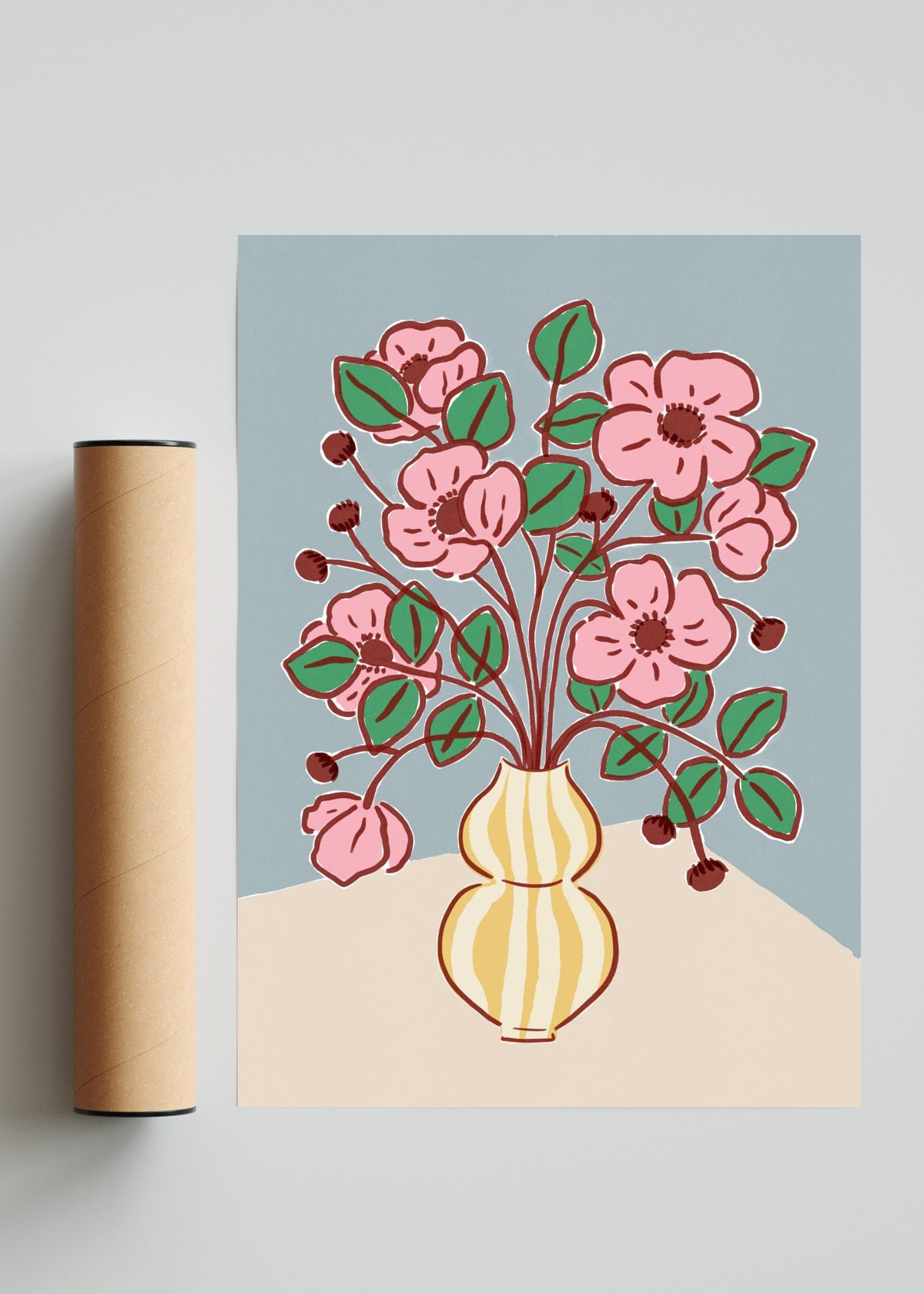AMAPOLAS II - Retrato solo print