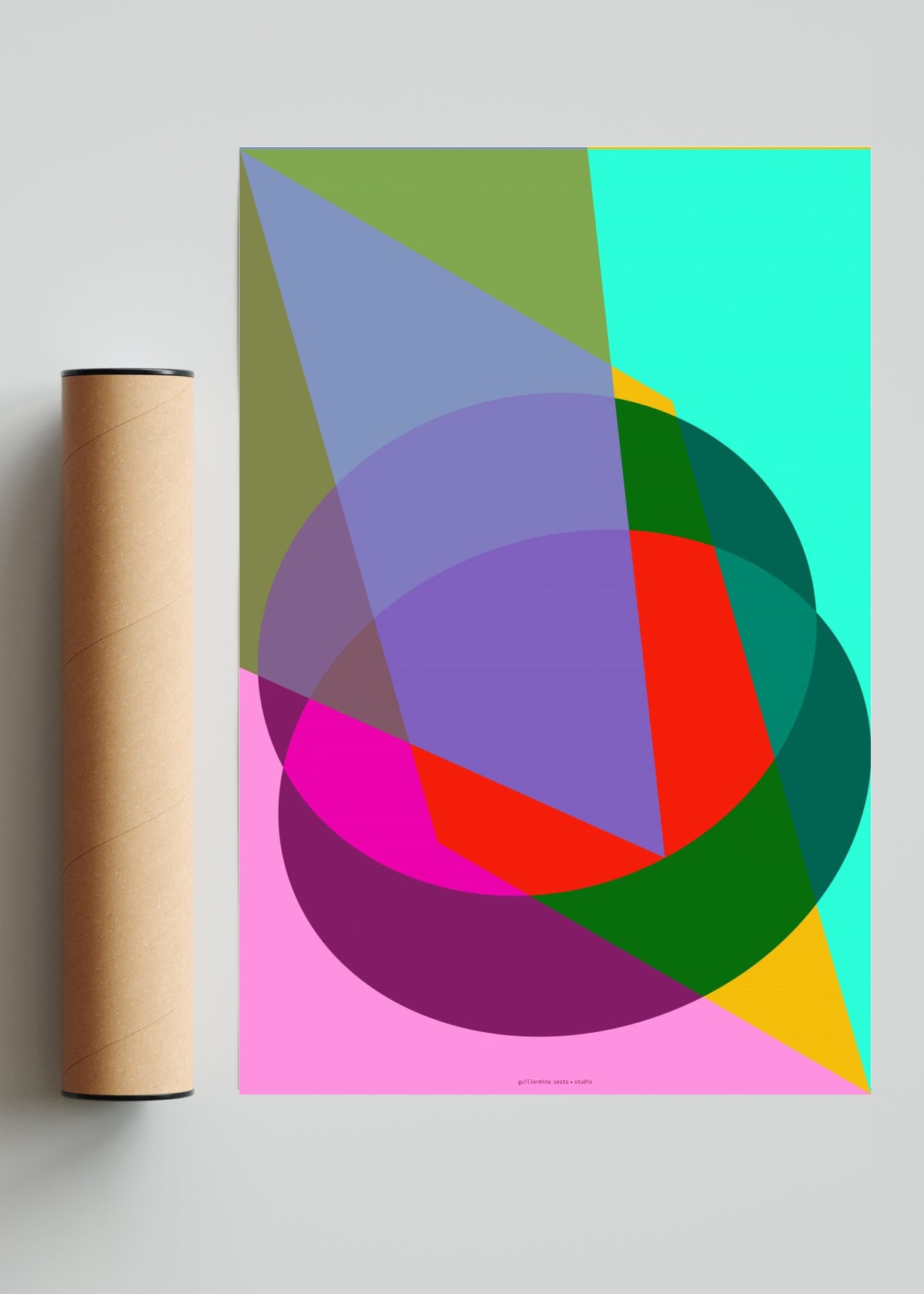 Geometric Shadow - FotoV Solo print