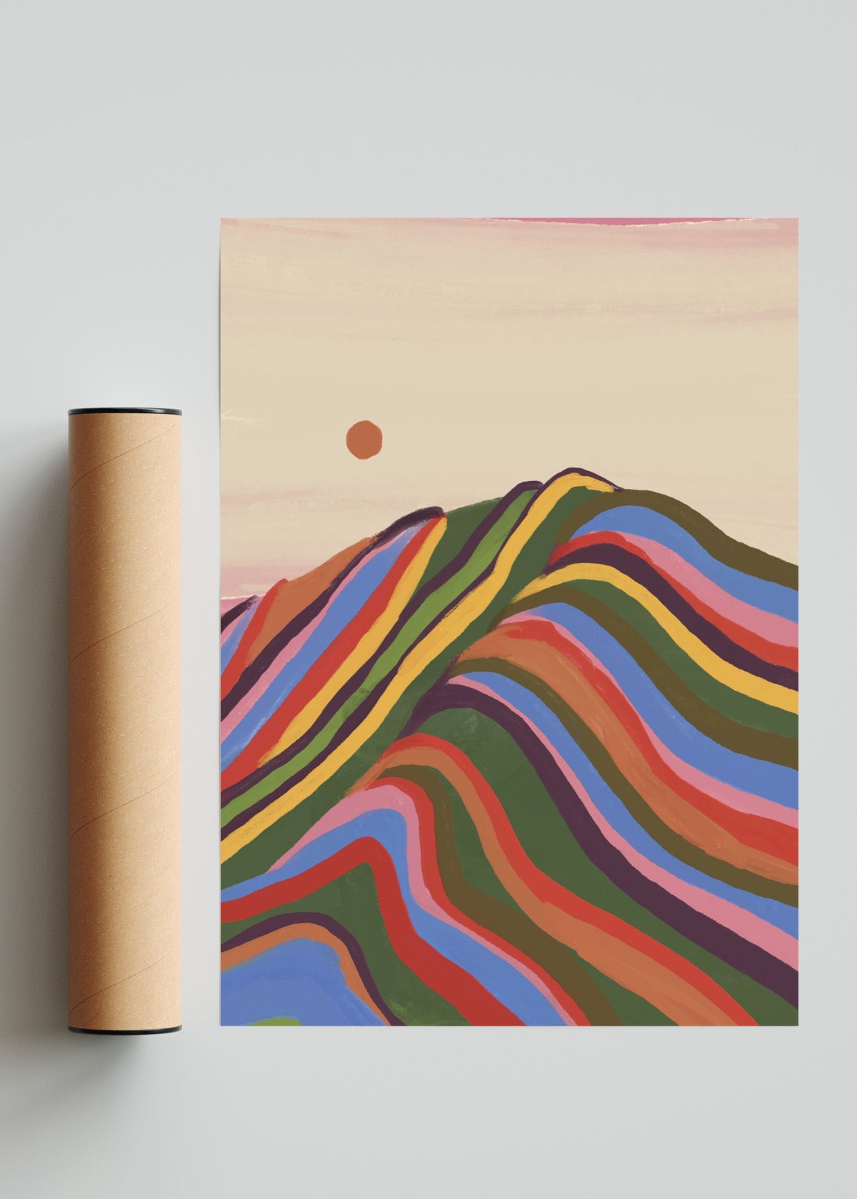 Amanecer Andino - Retrato solo print
