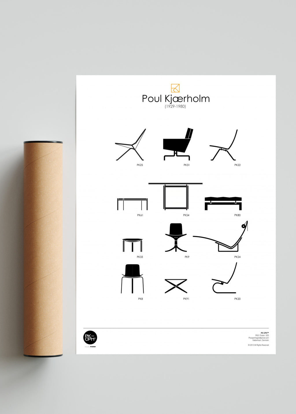 Pk Poster (N.01) - Retrato solo print