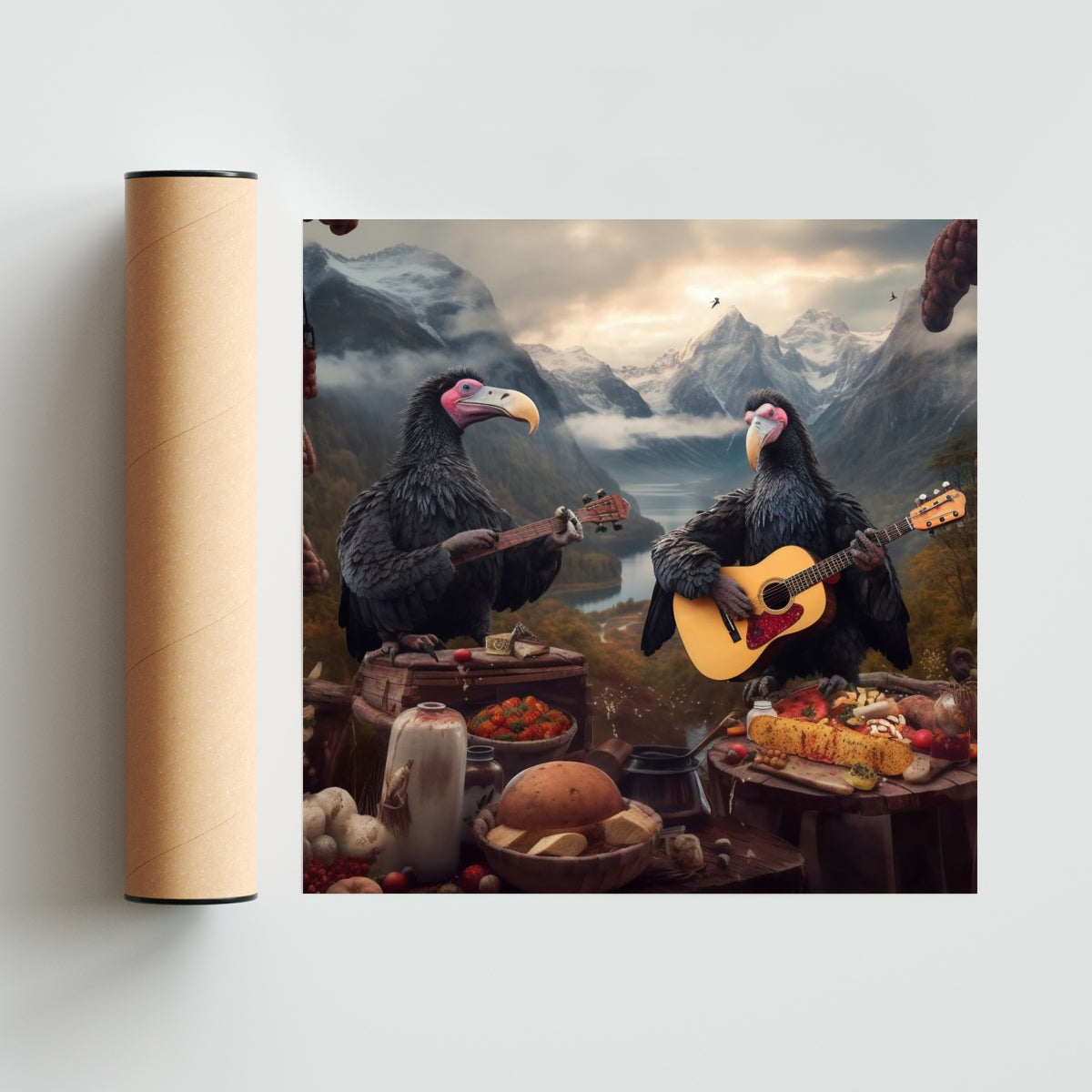 Cóndor Zapa 4 - Cuadrado solo print