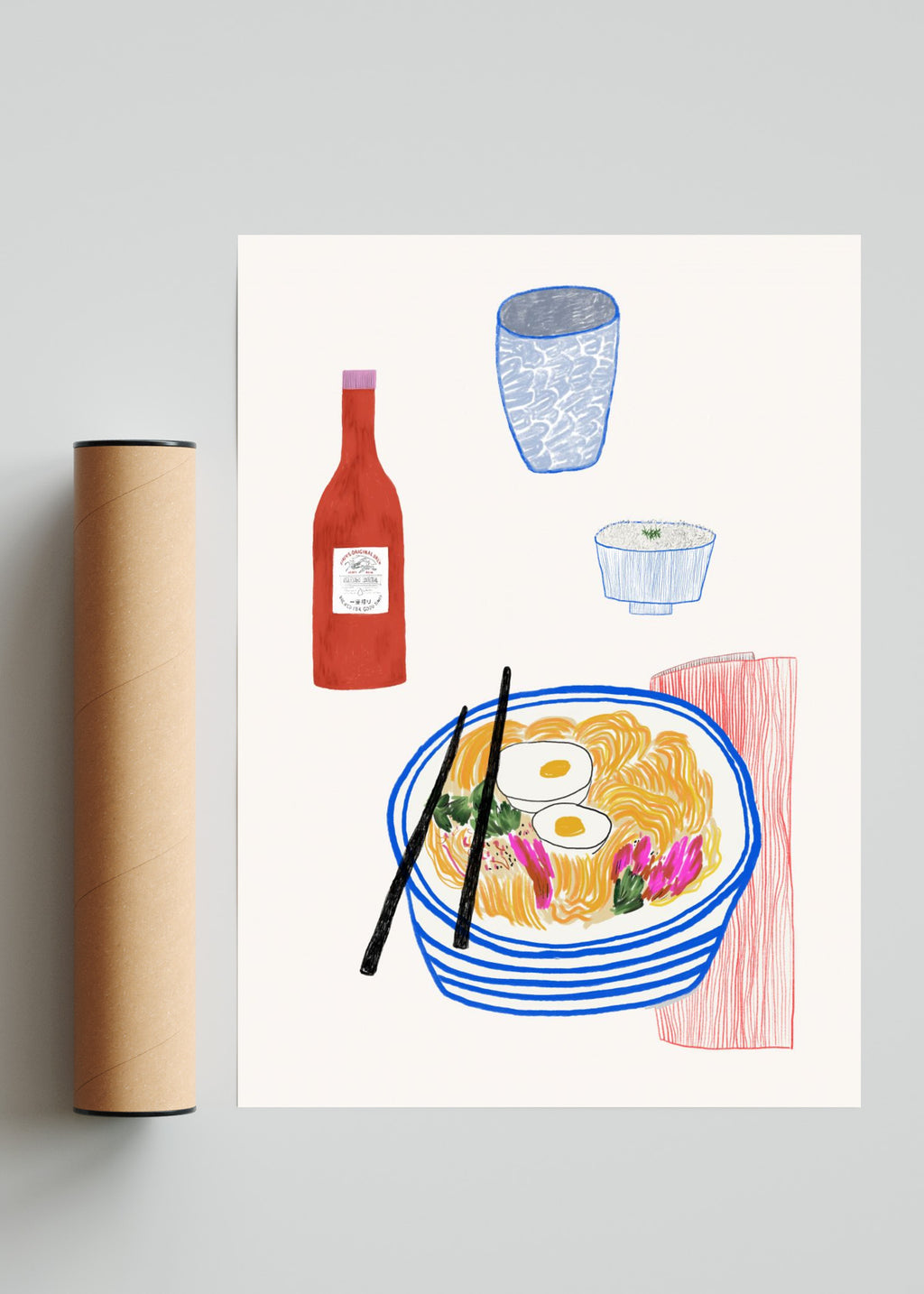 Ramen - Retrato solo print