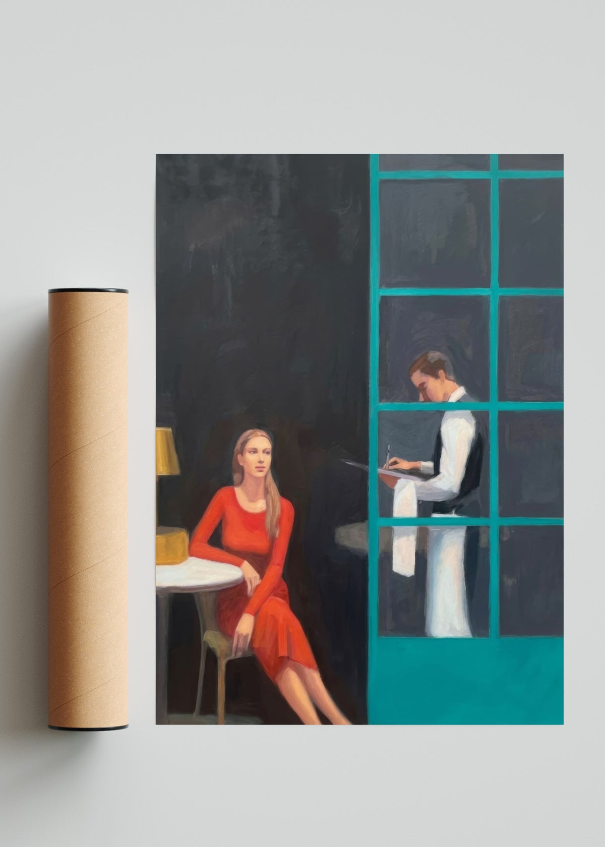 Two drops - Retrato solo print