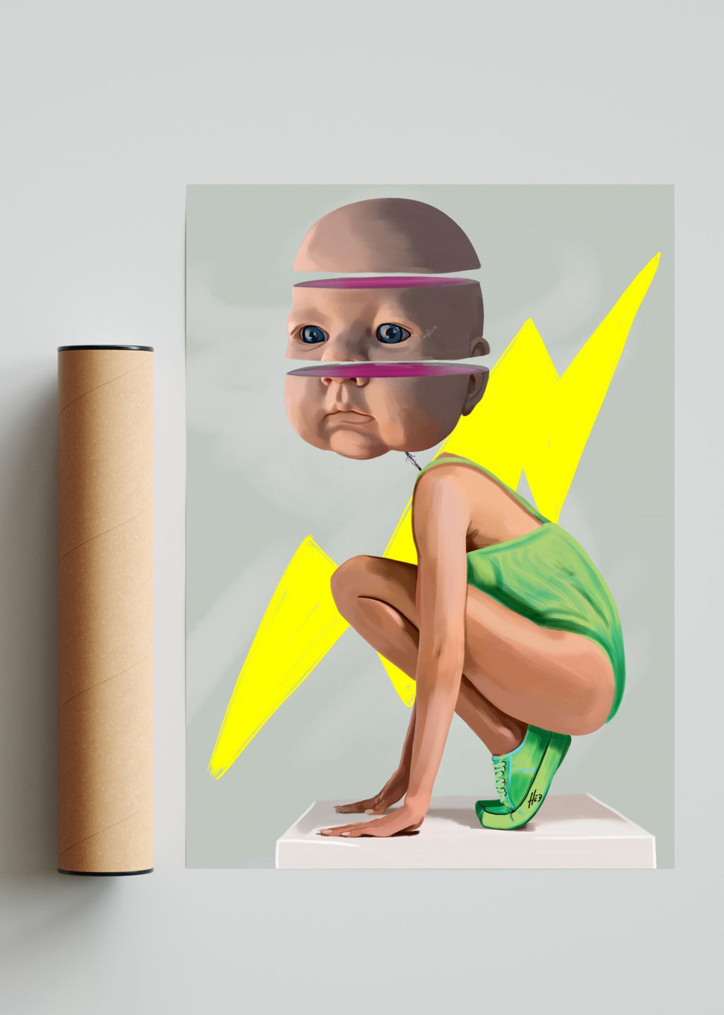 _baby_flash_ - Retrato solo print