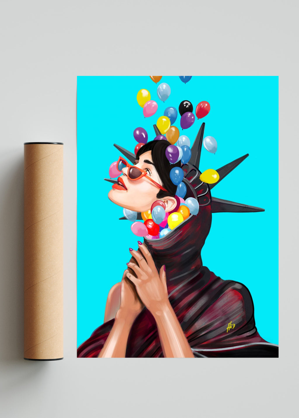 Pensamientos al Viento - Retrato solo print