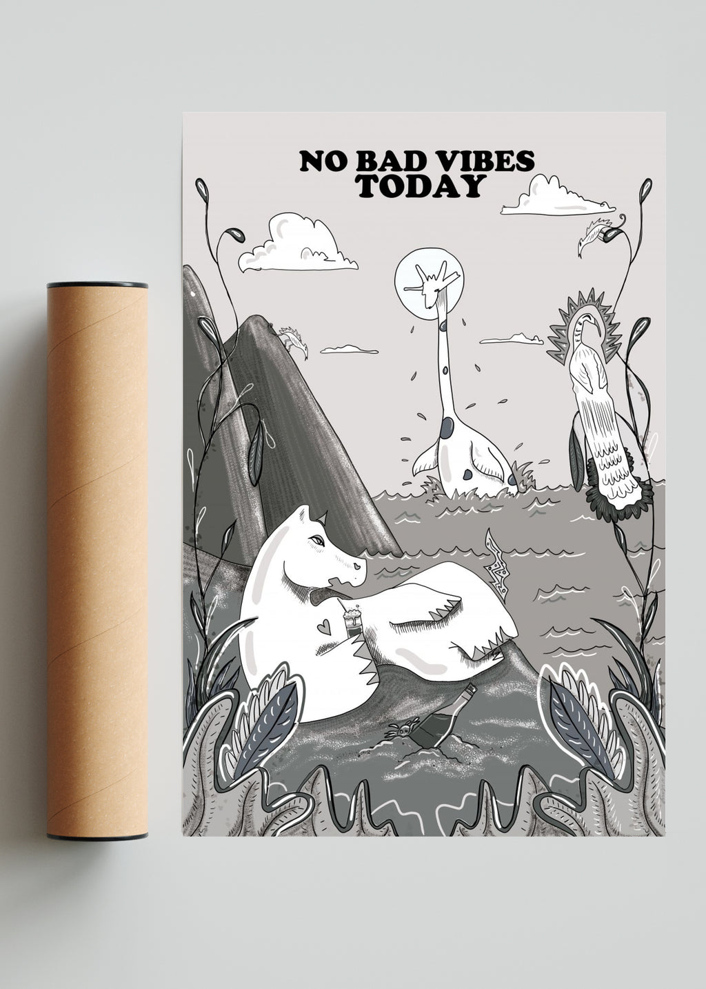 No bad vibes today - FotoV Solo print