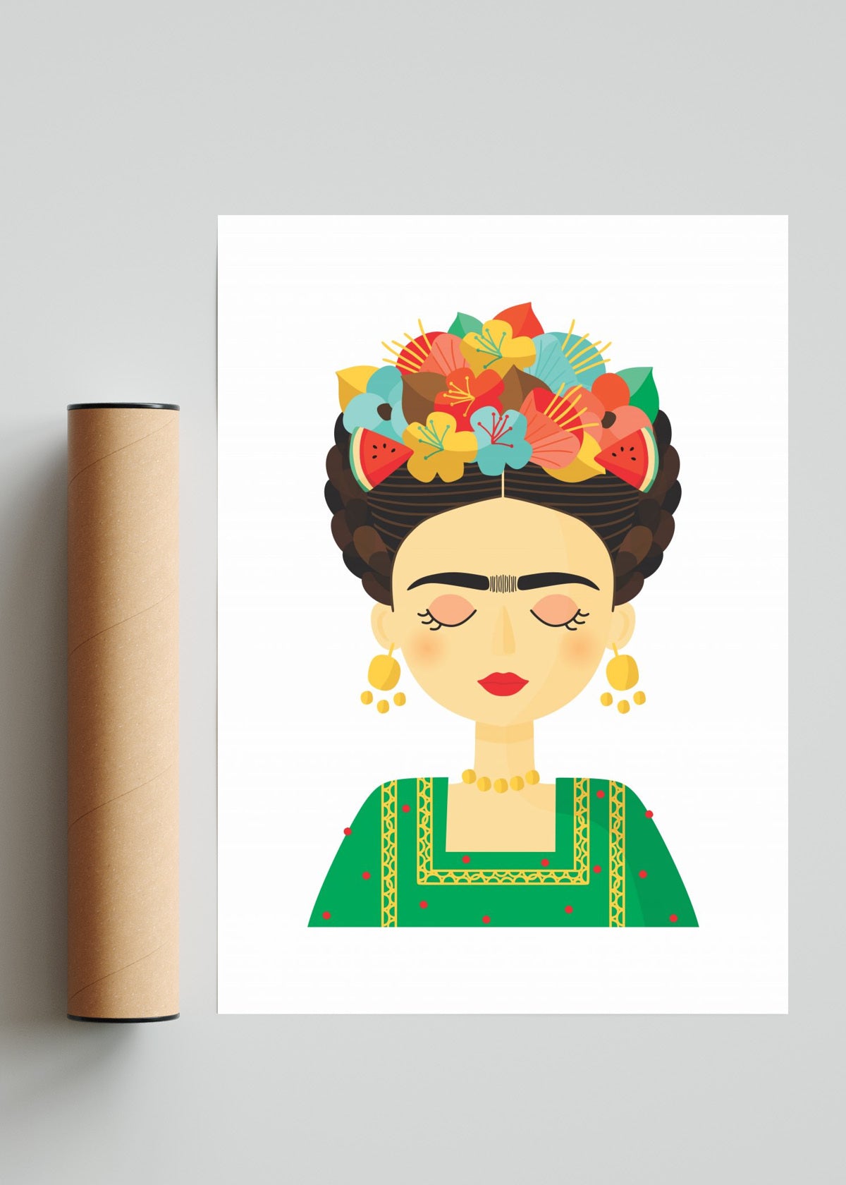 FRIDA RETRATO - Retrato solo print