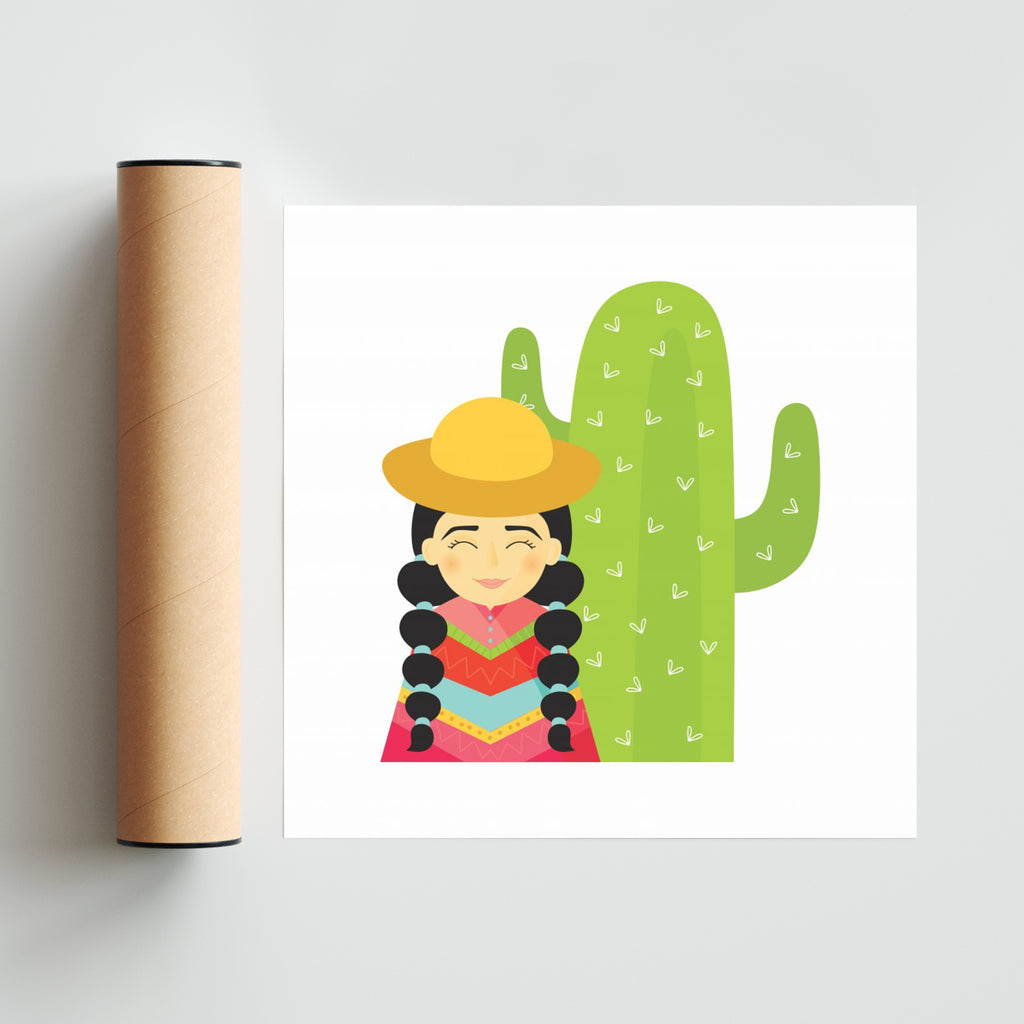 CHINITA - Cuadrado solo print