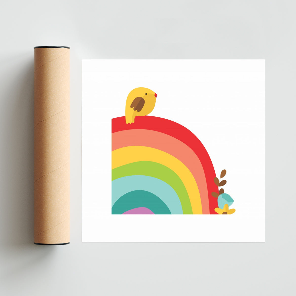 ARCOIRIS - Cuadrado solo print