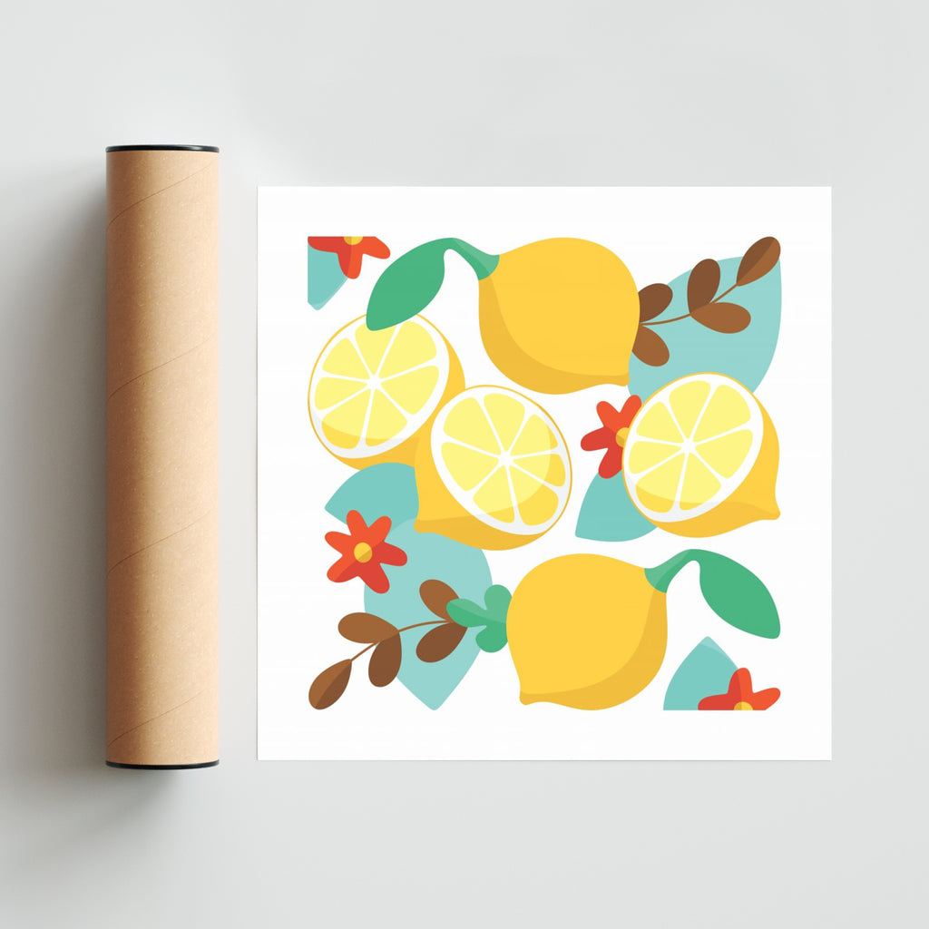 LIMONES - Cuadrado solo print