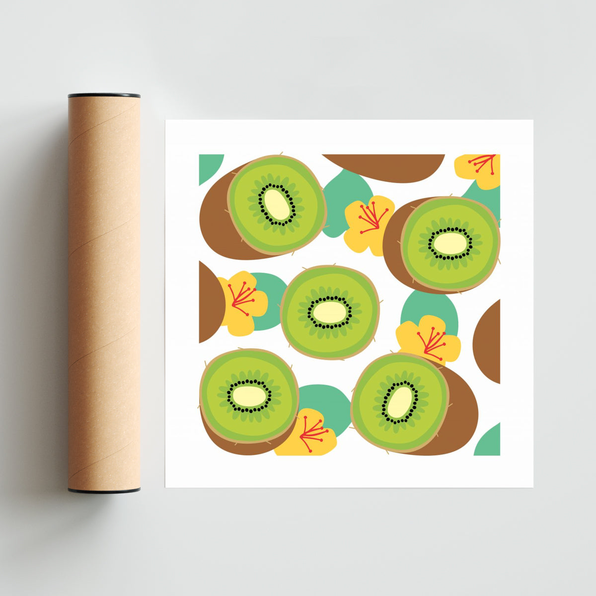 KIWIS - Cuadrado solo print