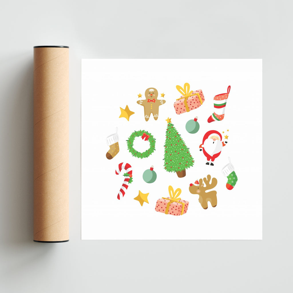 NAVIDAD - Cuadrado solo print