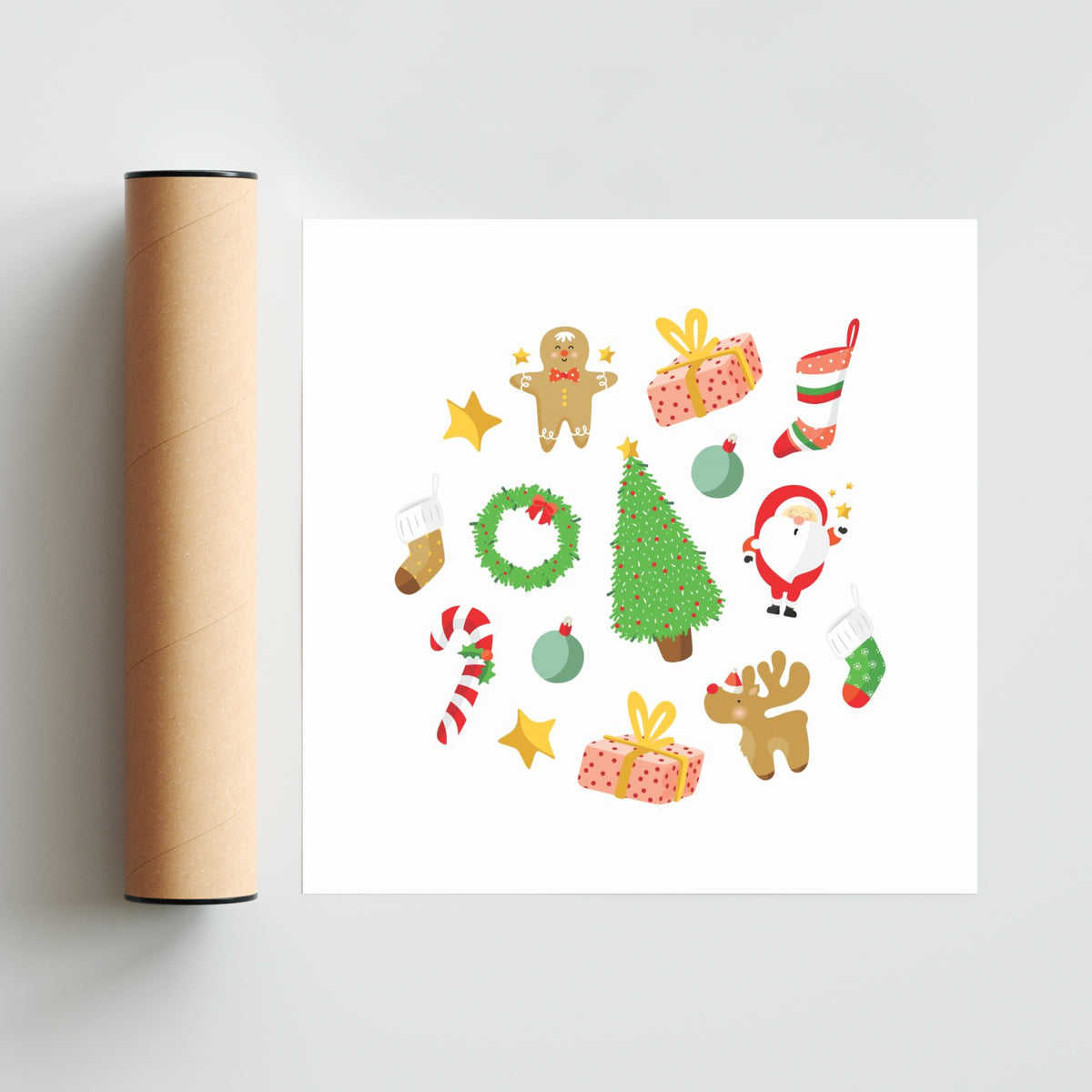 NAVIDAD - Cuadrado solo print