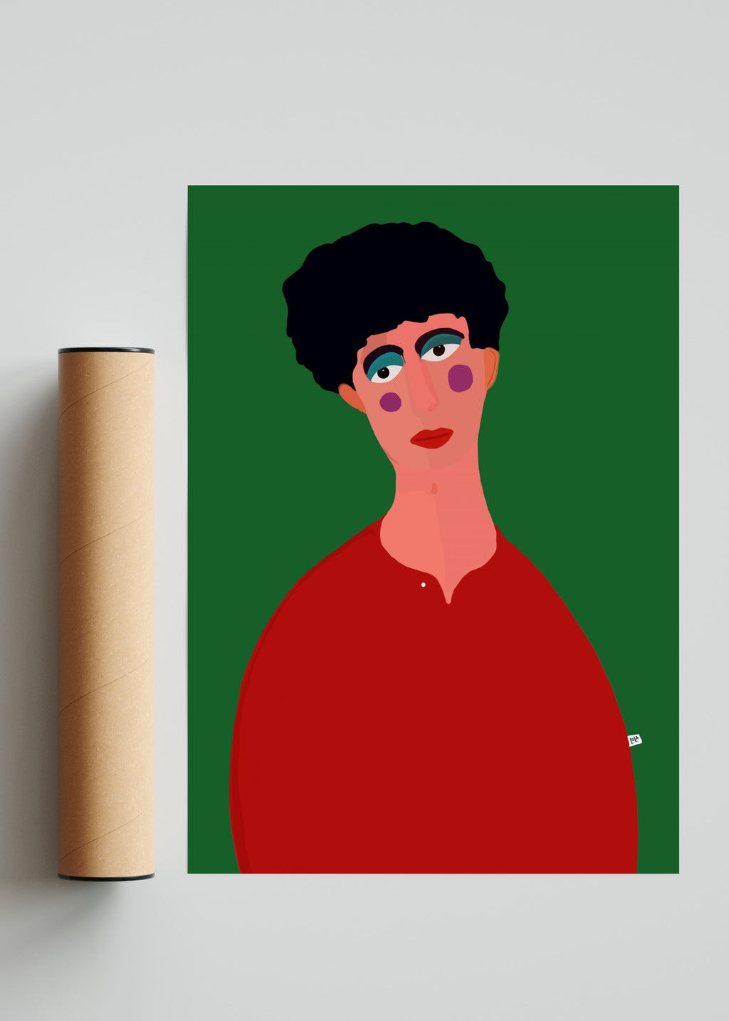 Série ELHOS - Retrato solo print