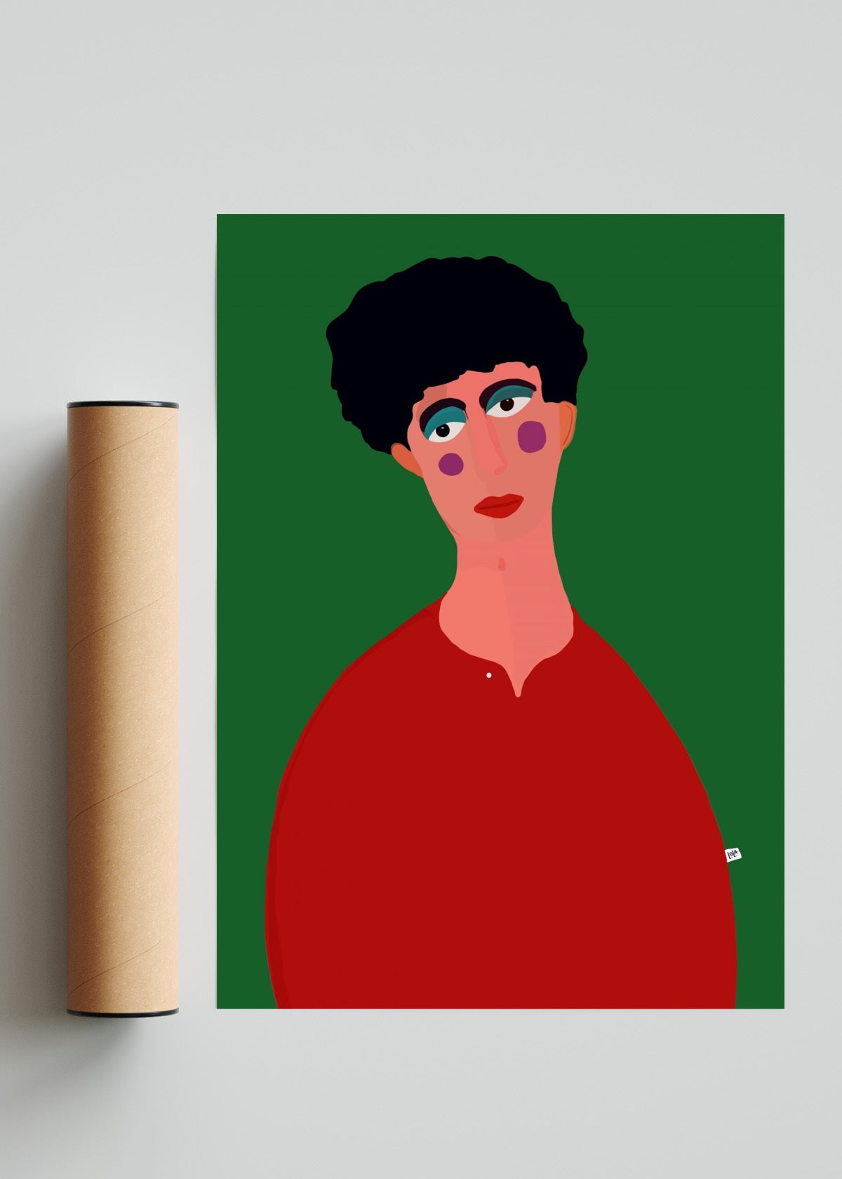 Série ELHOS - Retrato solo print