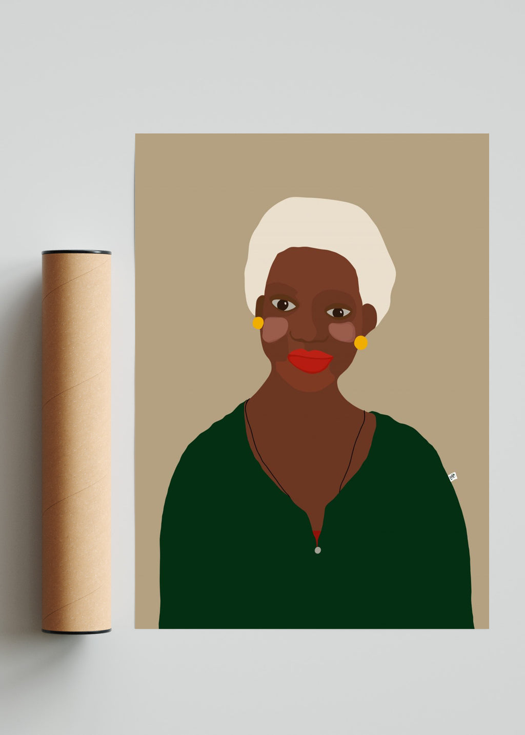 Série ELHOS - Retrato solo print