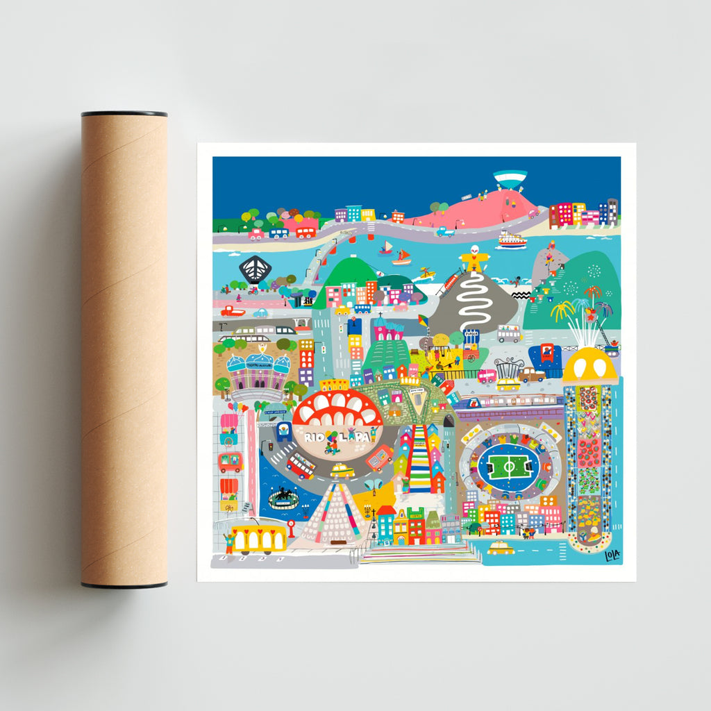 Cidade Maravilhosa - Cuadrado solo print