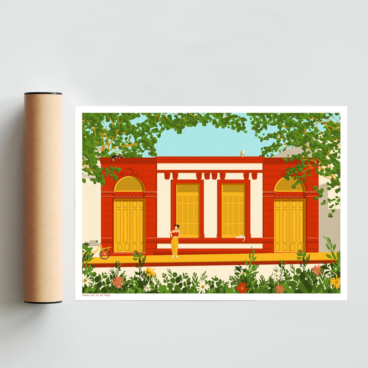 Casa a Recuperar #2 - Paisaje Solo print