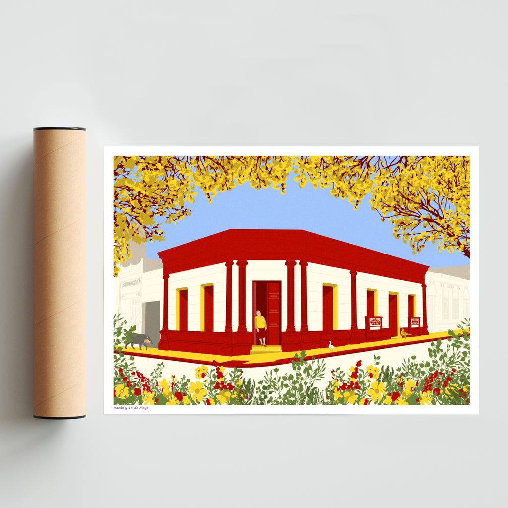 Casa a Recuperar #4 - Paisaje Solo print
