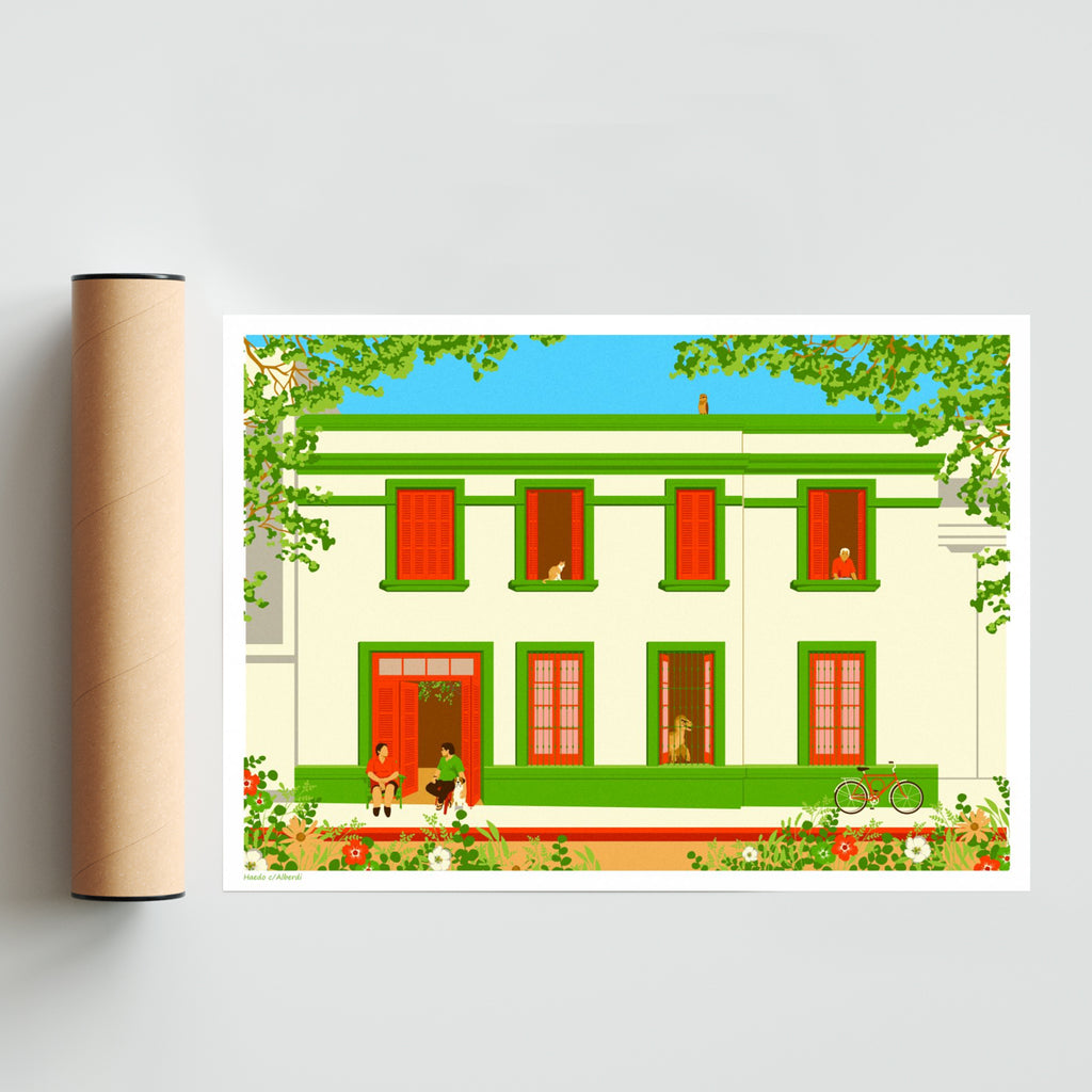 Casa a Recuperar #5 - Paisaje Solo print