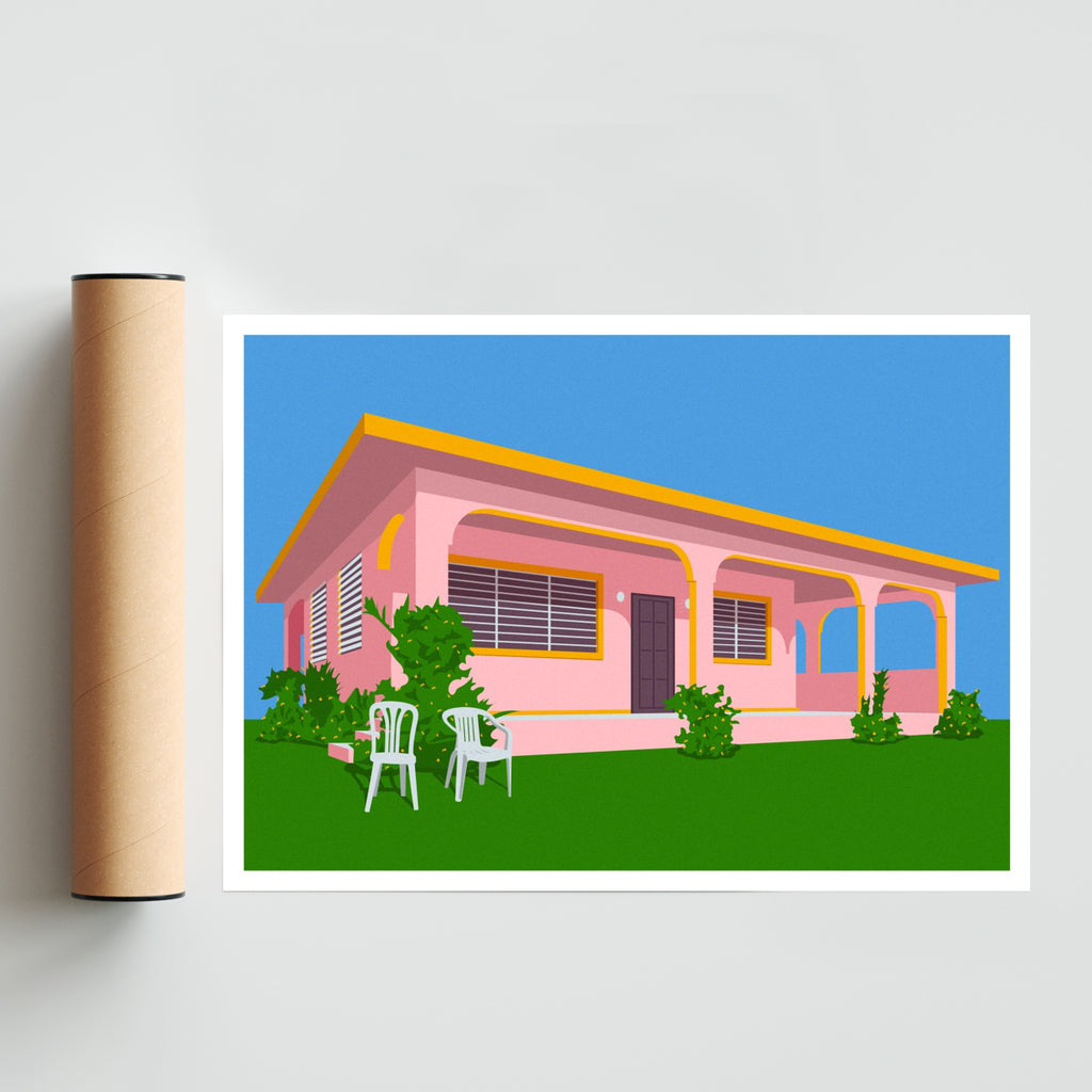 La Casita - Paisaje Solo print