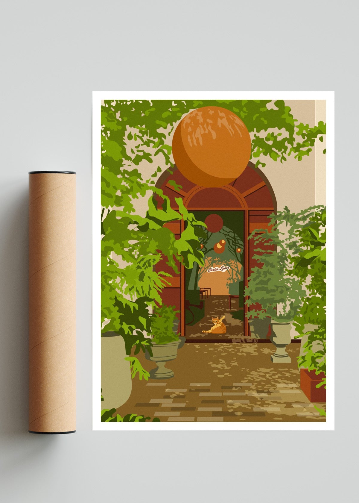 Jardín Lunar - Retrato solo print
