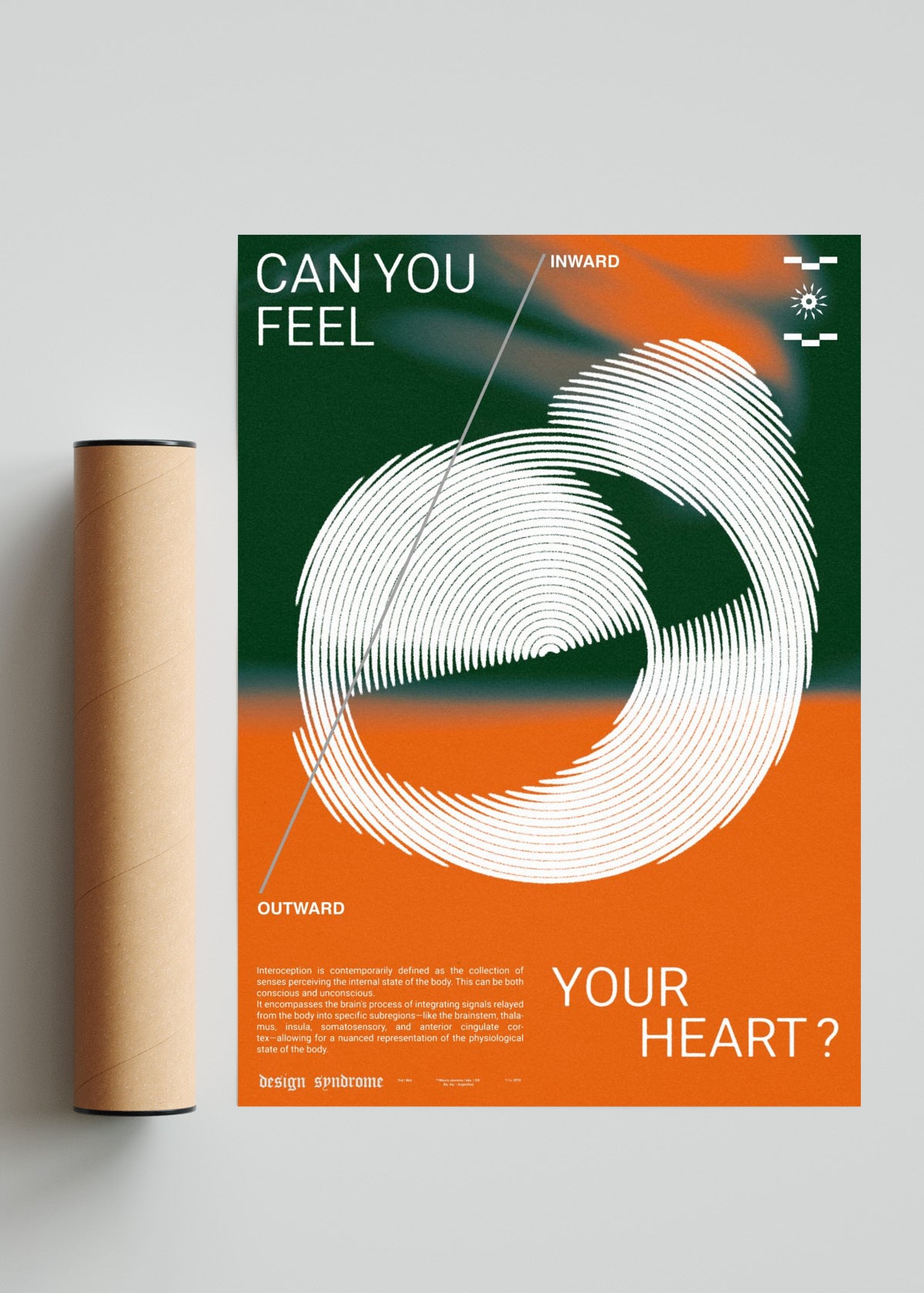 Can you feel your heart? - Retrato solo print