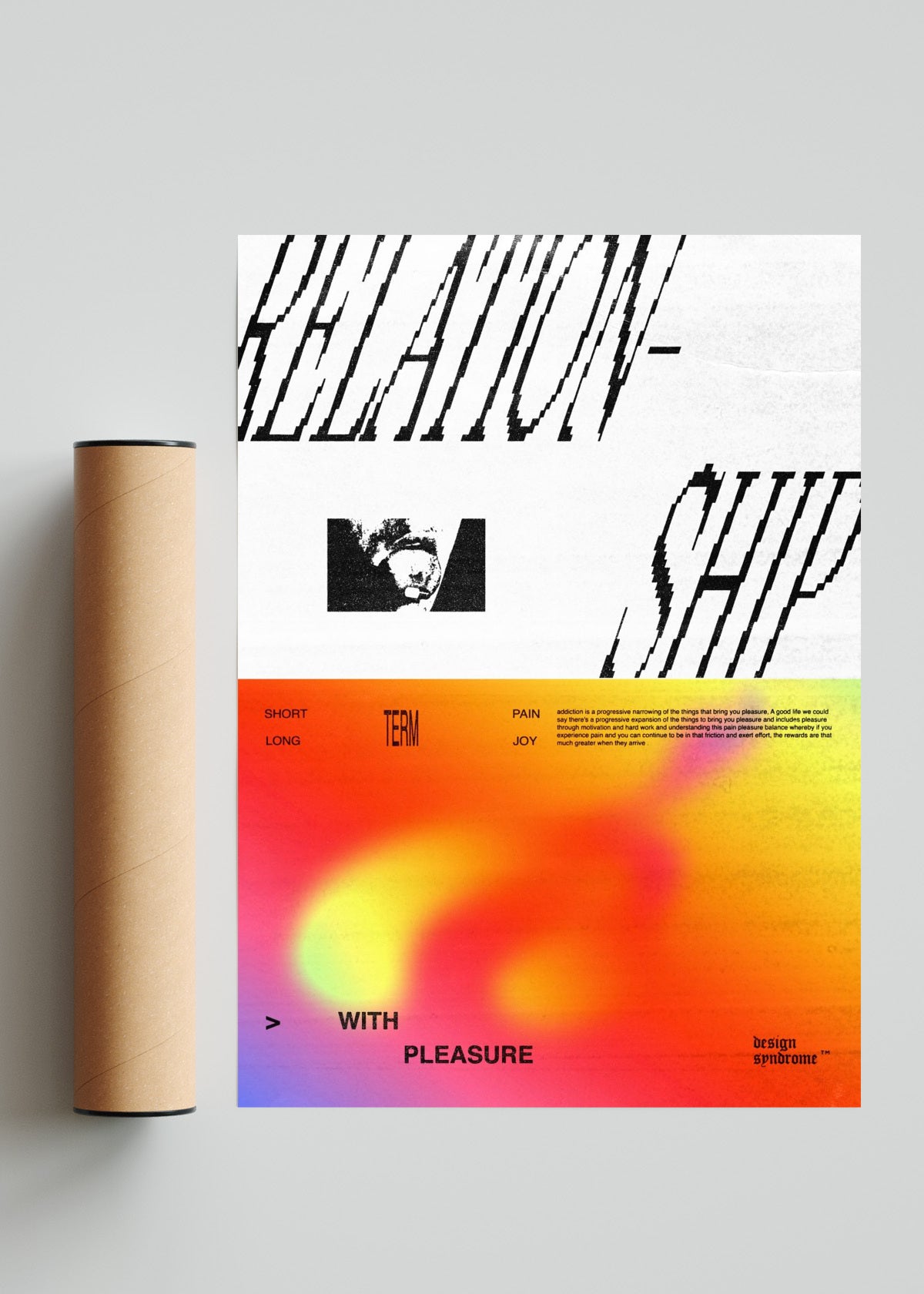 Relationship with Pleasure - Retrato solo print