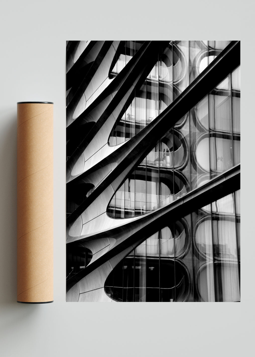 Curves vs Lines - FotoV Solo print