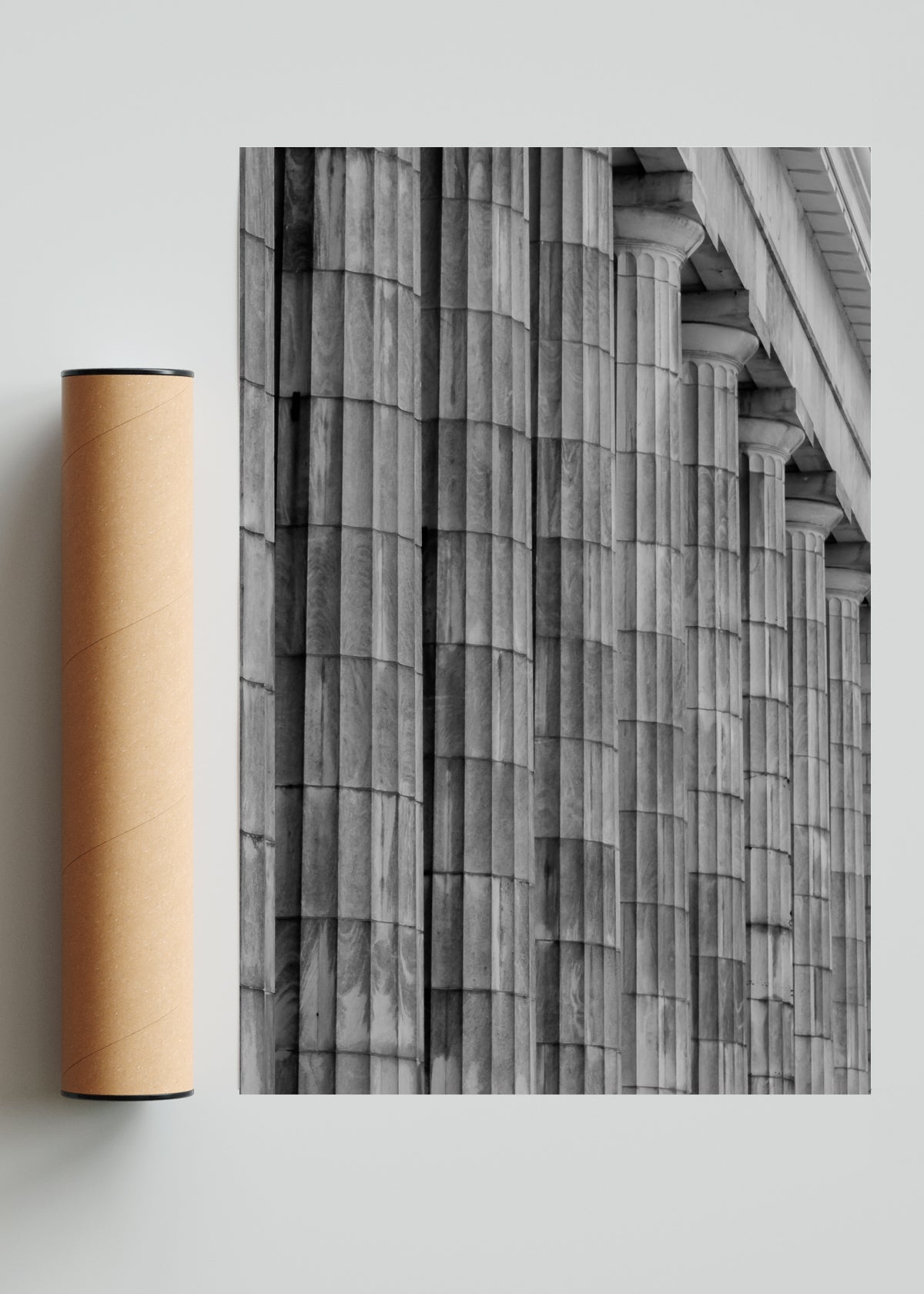Columnas Facultad Derecho - FotoV Solo print