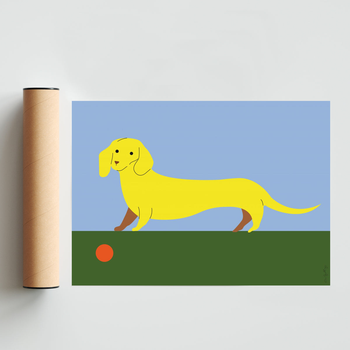 SALCHICHITA - Paisaje Solo print