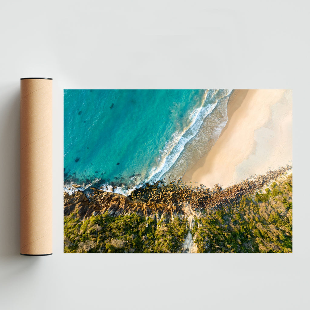 Wreck Beach - Paisaje Solo print