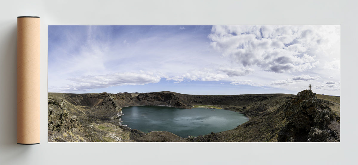 Laguna Azul - Pano H Solo print