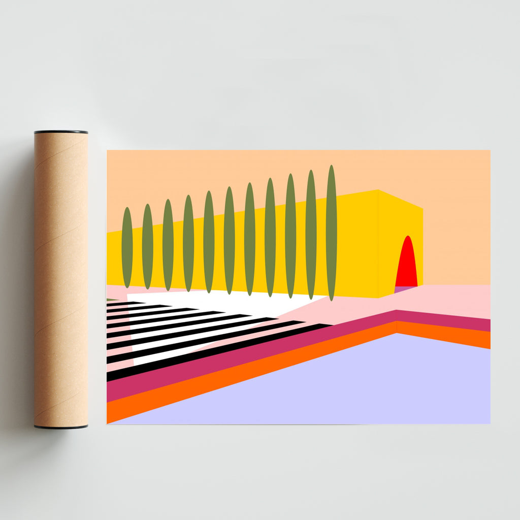 Una Tarde - Paisaje Solo print