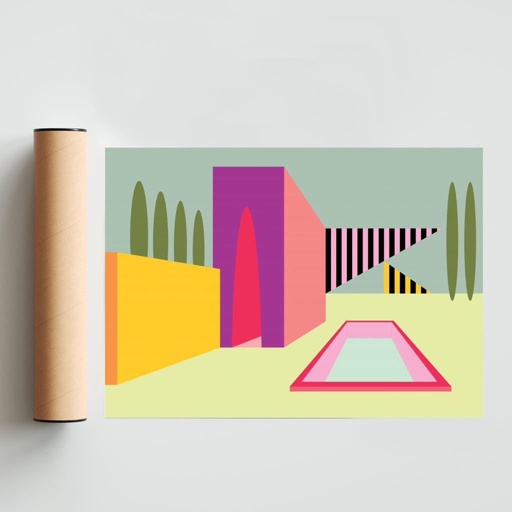 Día de Verano - Paisaje Solo print