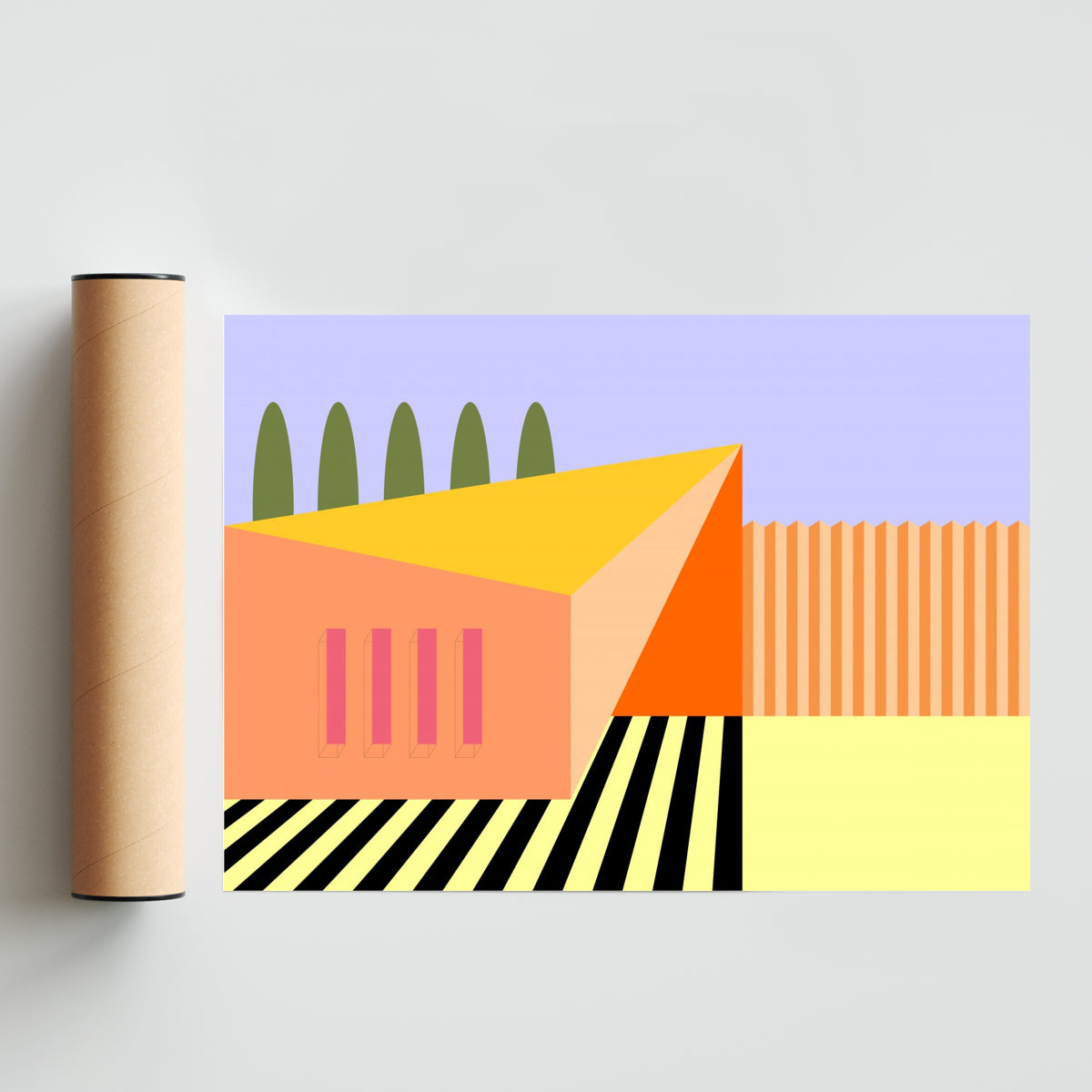 A la Espera - Paisaje Solo print