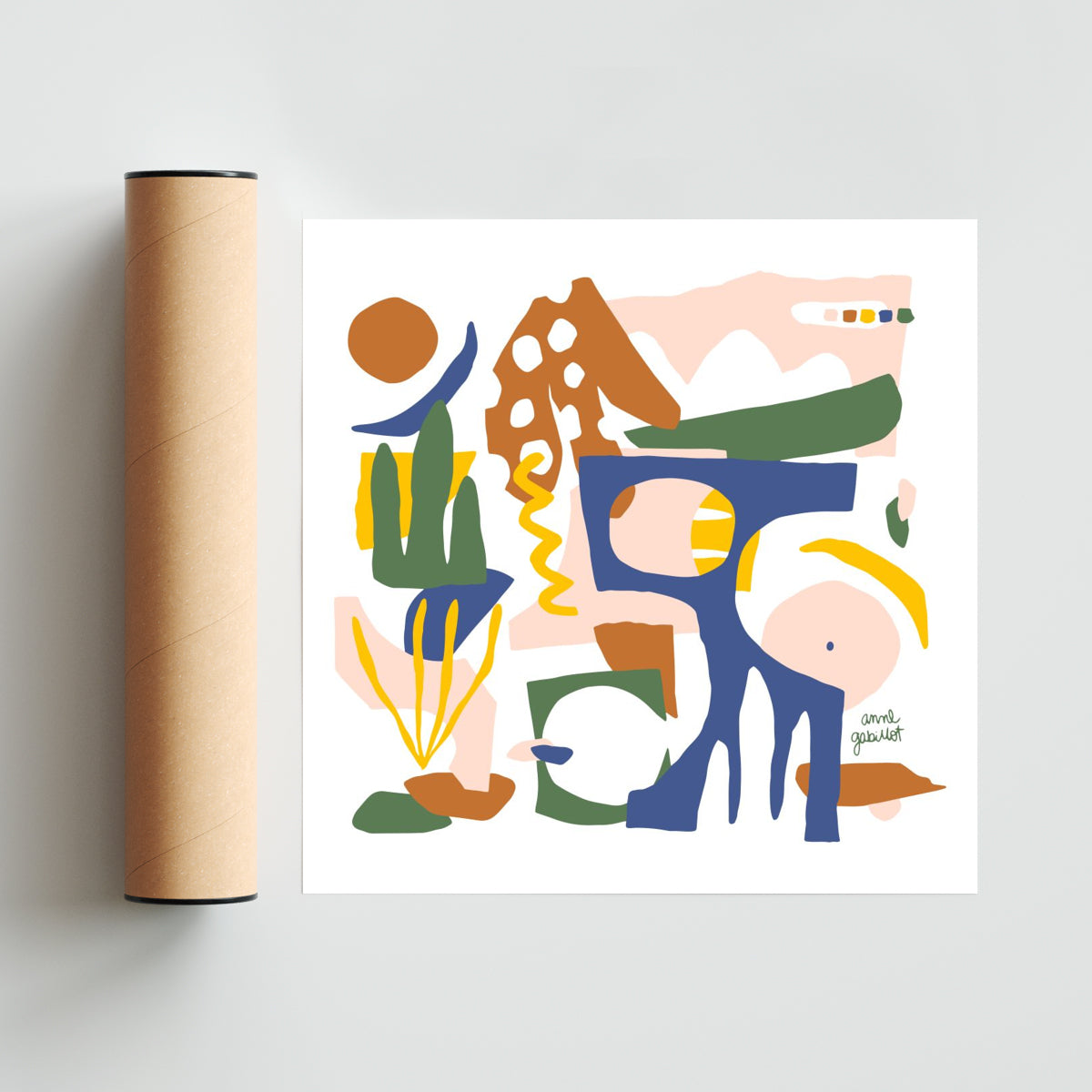 Bruselas - Cuadrado solo print