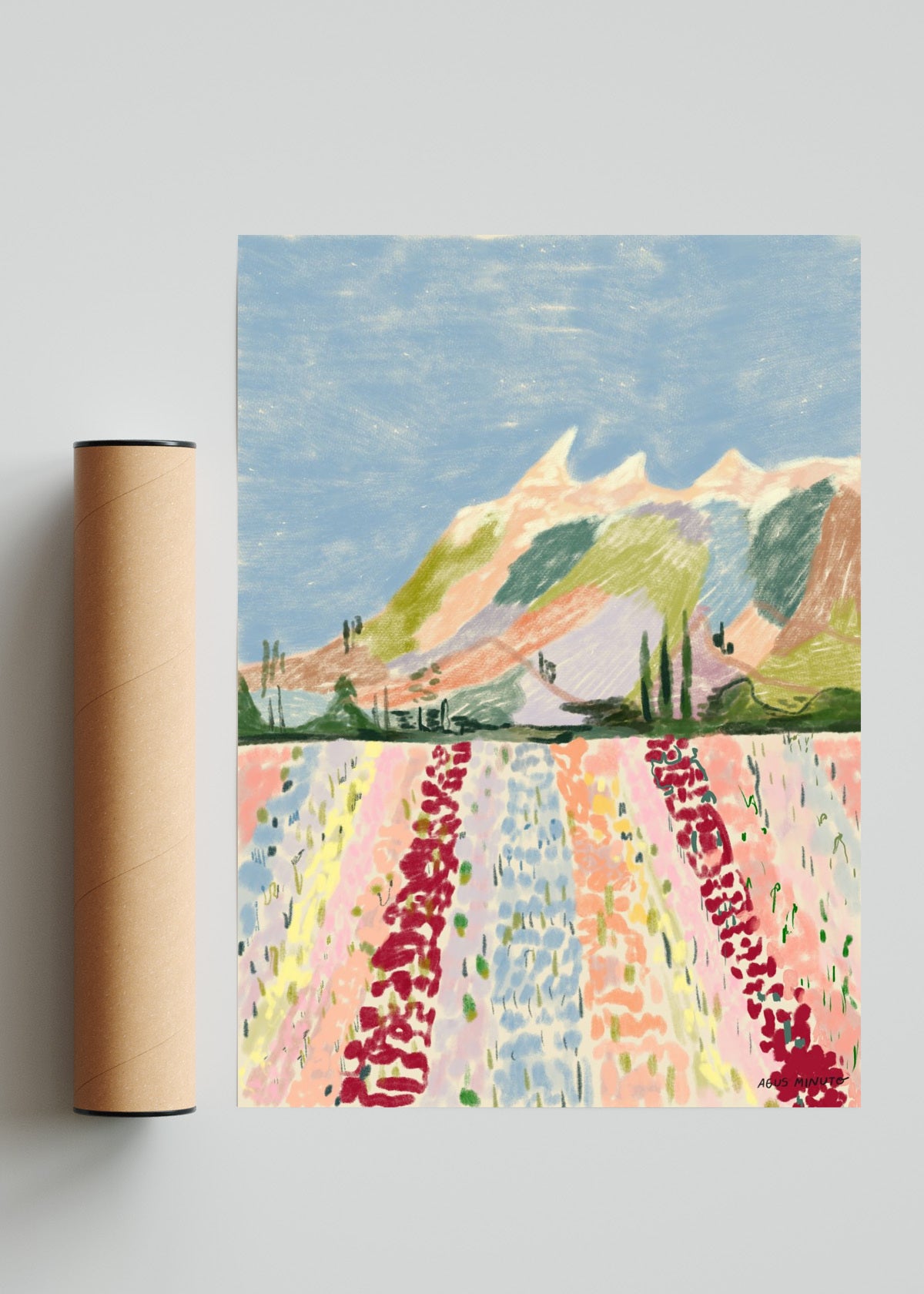 Chubut, Trevelin - Retrato solo print