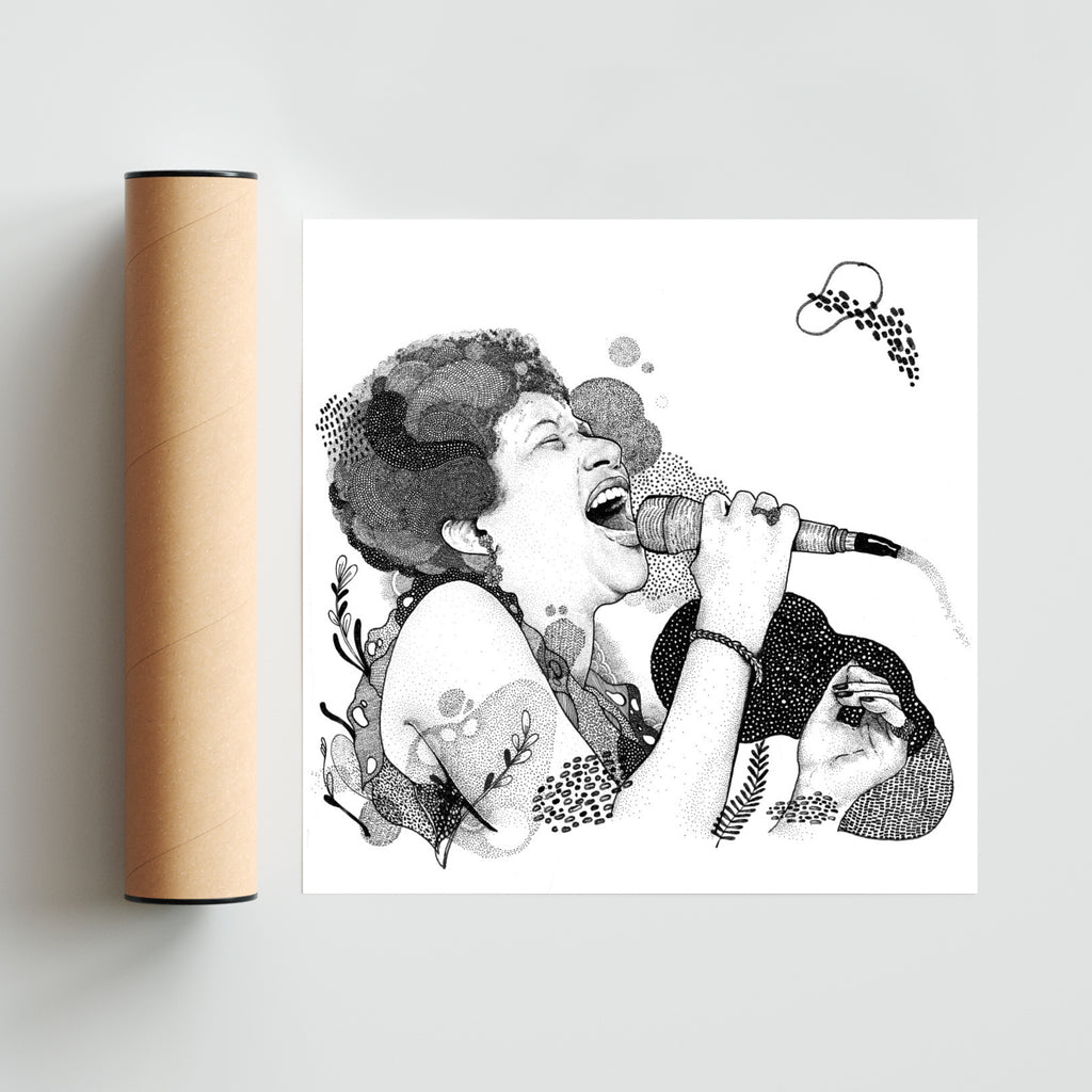 ARETHA - Cuadrado solo print