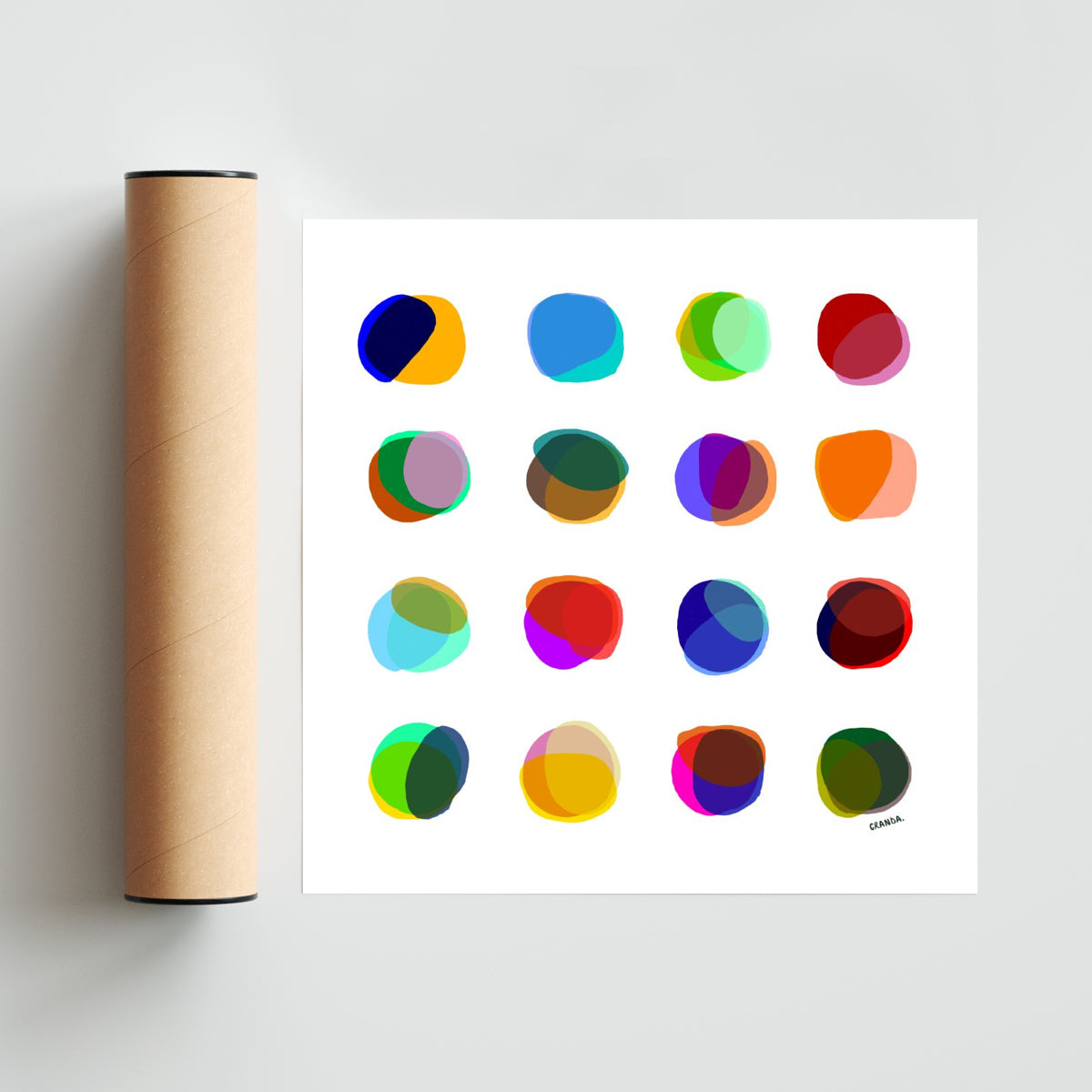 Circus II - Cuadrado solo print