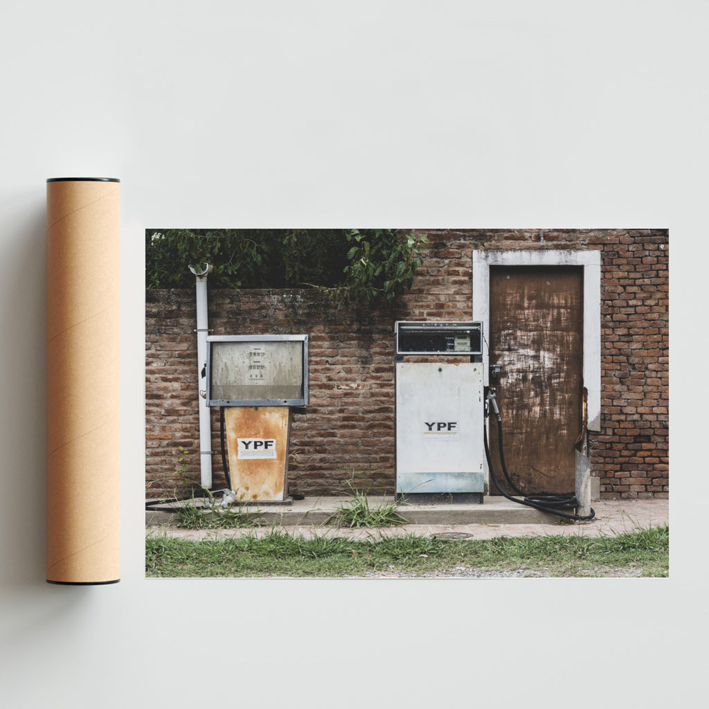 Dos viejos surtidores - FotoH solo print