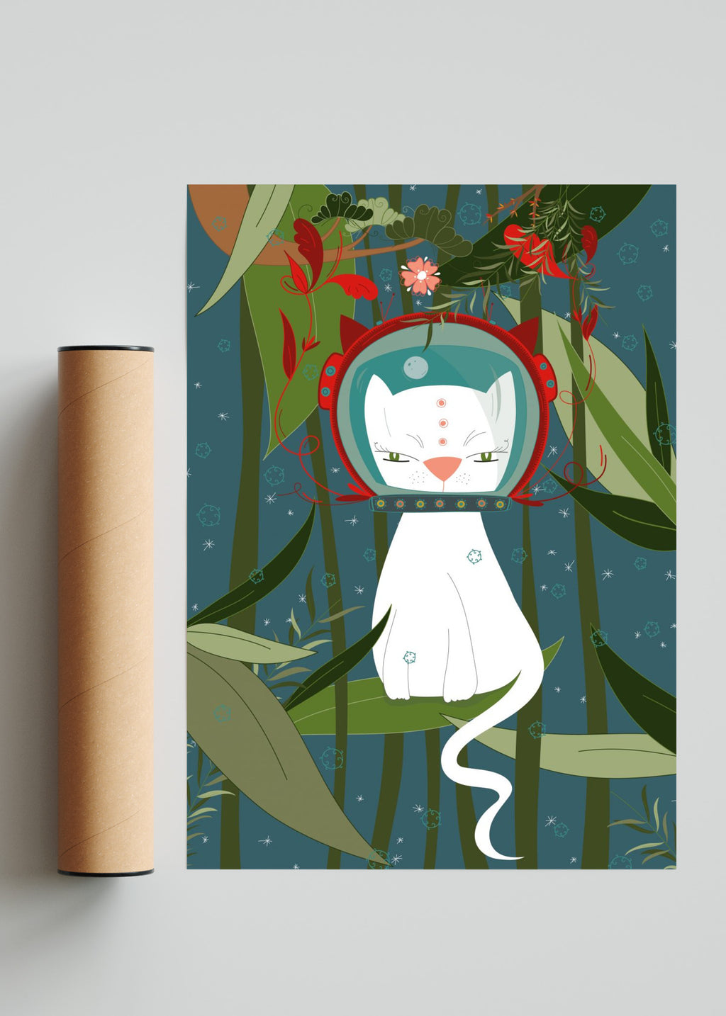 Odisea espacial - Retrato solo print