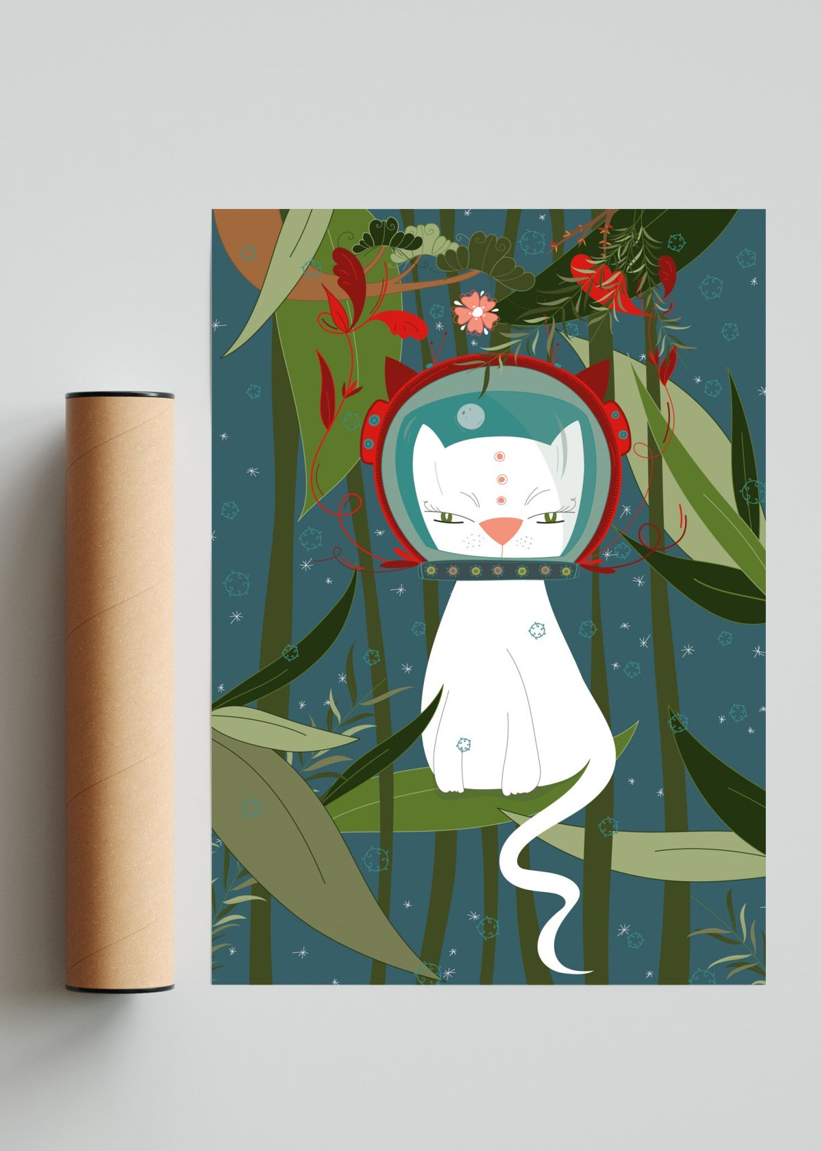 Odisea espacial - Retrato solo print